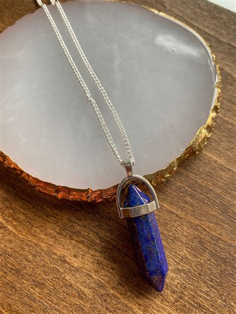 etsy gem necklace